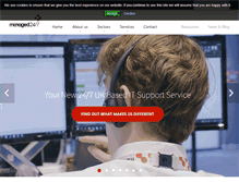 Tablet Screenshot of managed.co.uk